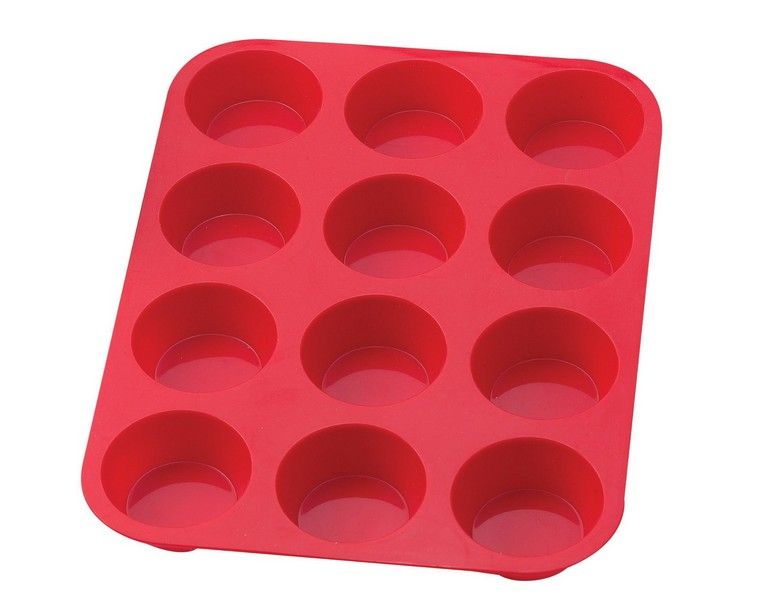 100% Food Grade Silicone Cupcake Baking Pan