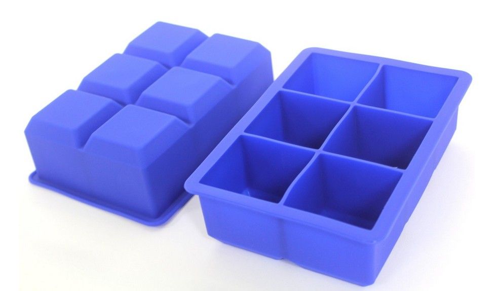 8 Cavity Silicone Jumbo Ice Cube Tray