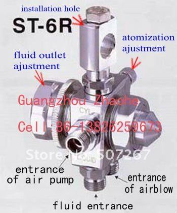 SAWEY ST-6R mini auto automatic spray gun for blasting, 0.5/1.0/1.3/2.0mm