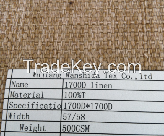 1700D Linen Fabric For Cushion