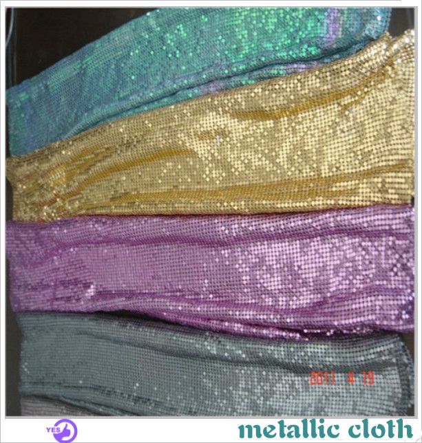 Luxury and fashionable metallic sequin fabric