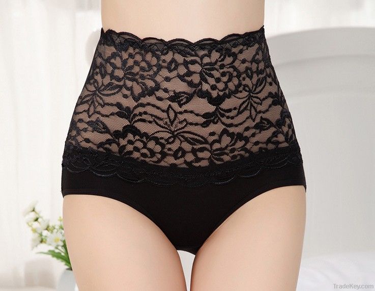 High Stretch Rayon Lace control brief Underwear -5130#