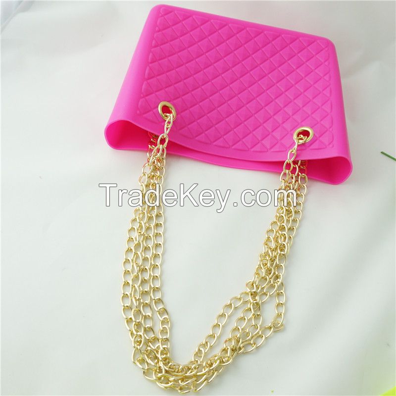 2014 New and Hot silicone leisure sand seaside lady bag