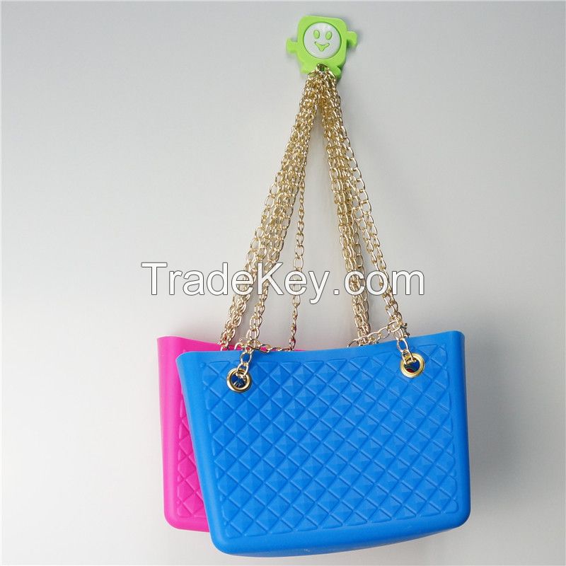 2014 New and Hot silicone leisure sand seaside lady bag