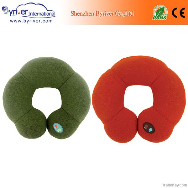 plush pillow Micro-fleece Music speaker bluetooth neck pillow