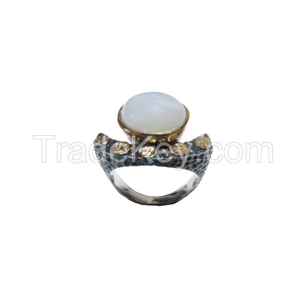 Gemstone Silver Ring