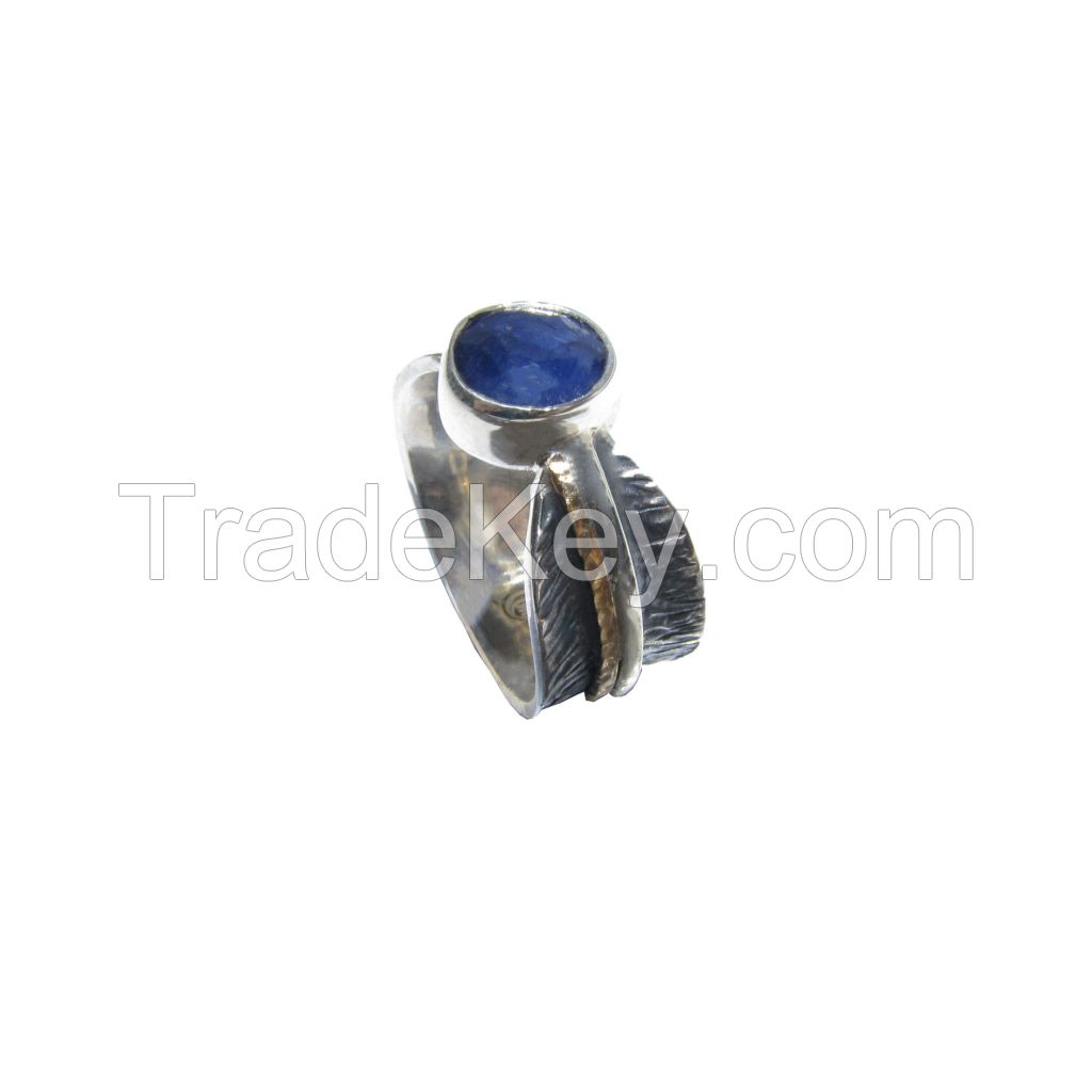 Sapphire Sterling Silver Ring