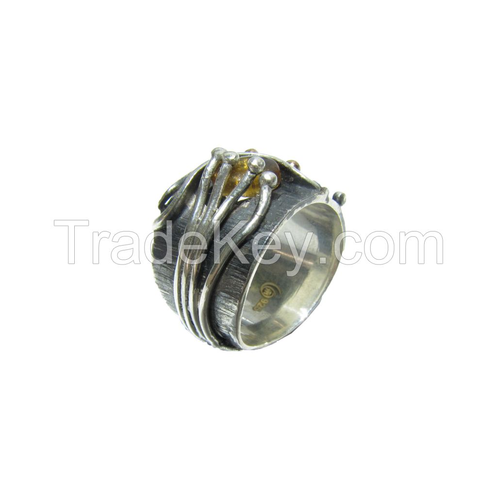 Tourmaline Gemstone Silver Ring