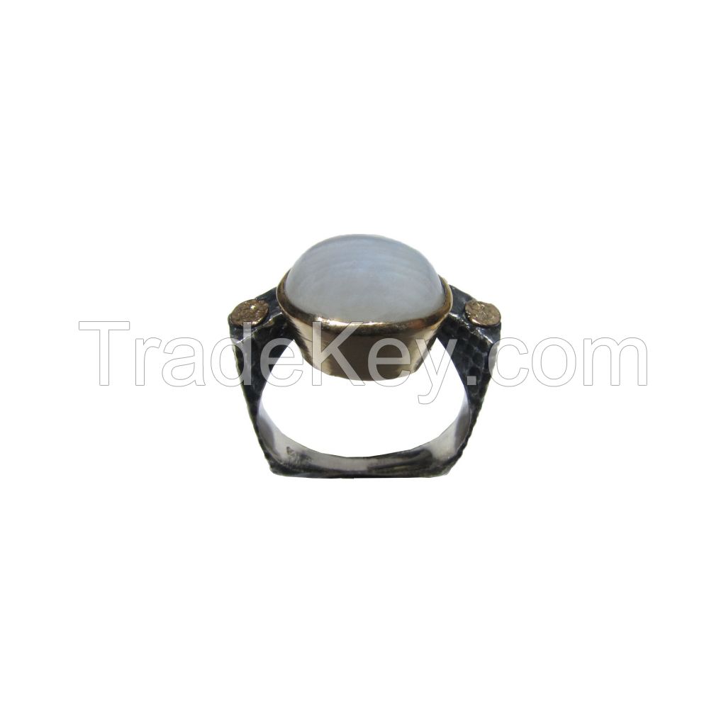 Gemstone Silver Ring