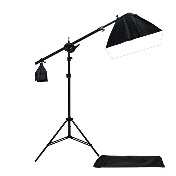 105W 16'X16' SOFTBOX, BOOM, LIGHT STAND LIGHTING KIT FOR PHOTO, VIDEO