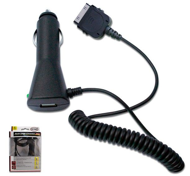 Car Charger with Cable (For Iphone 5)