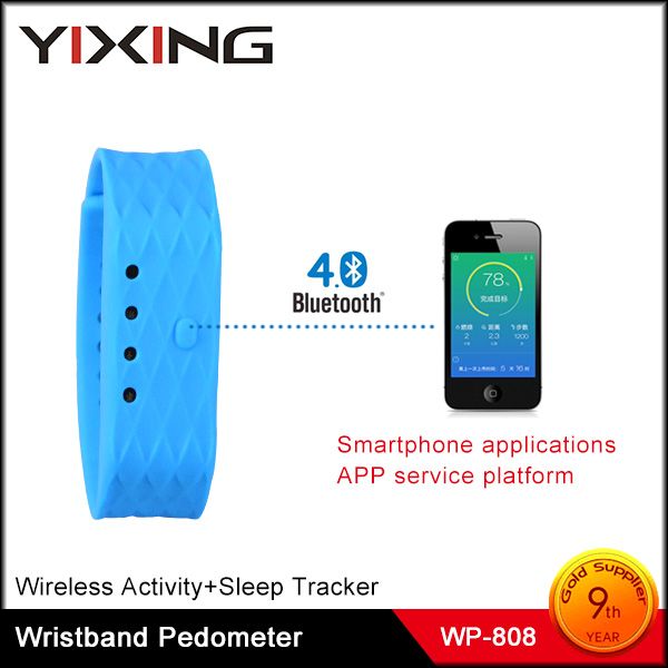 Accelerometer Bluetooth wrist band step counter