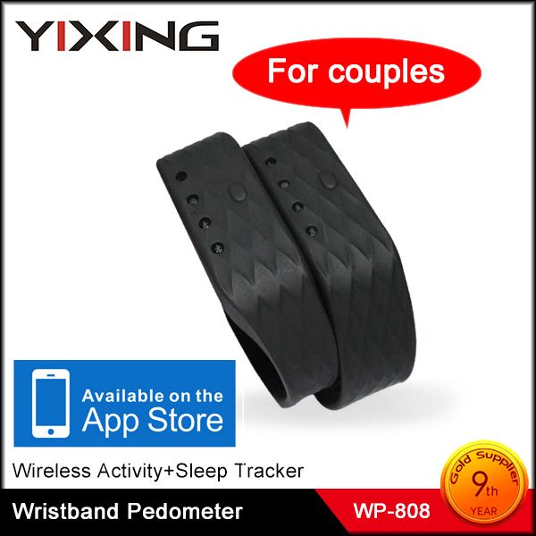 Accelerometer Bluetooth wrist band step counter