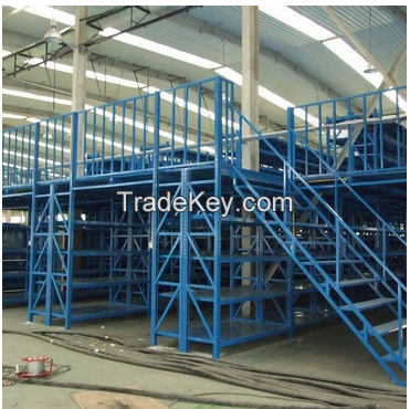 Warehouse Storage Steel Mezzanine Rack Floor System