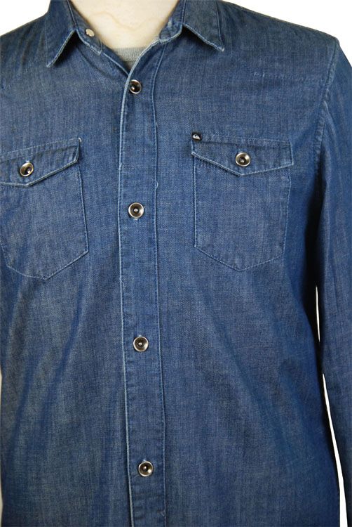 High quality OEM men&#039;s denim shirts