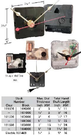 Quartex Quartz Clock Movement Motor 