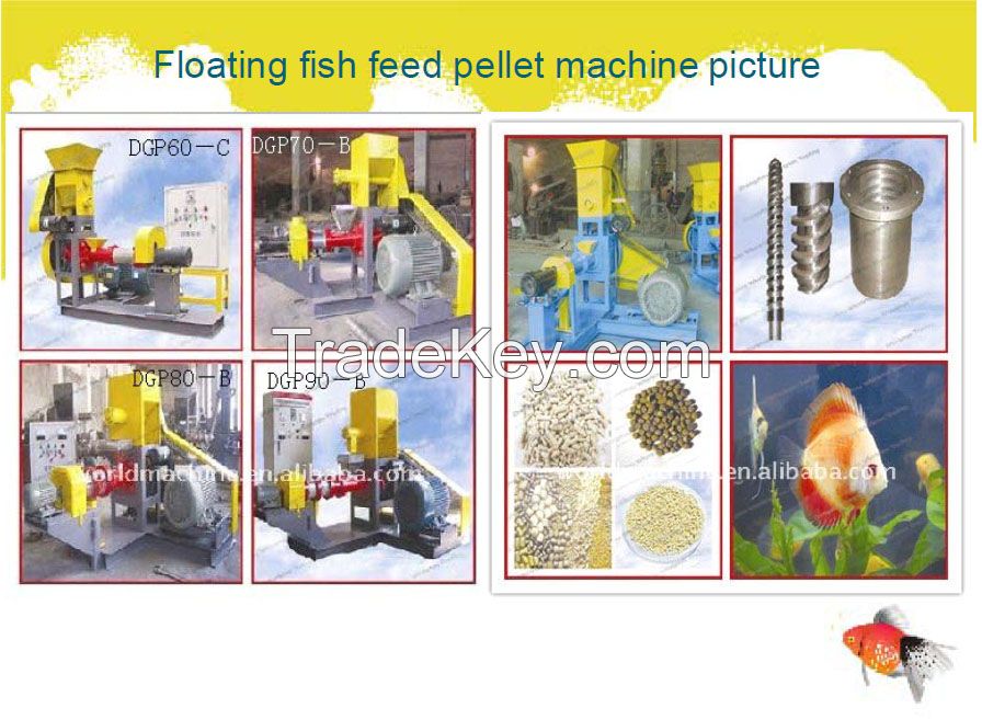 tilapia floating fish feed pellet extruder machine