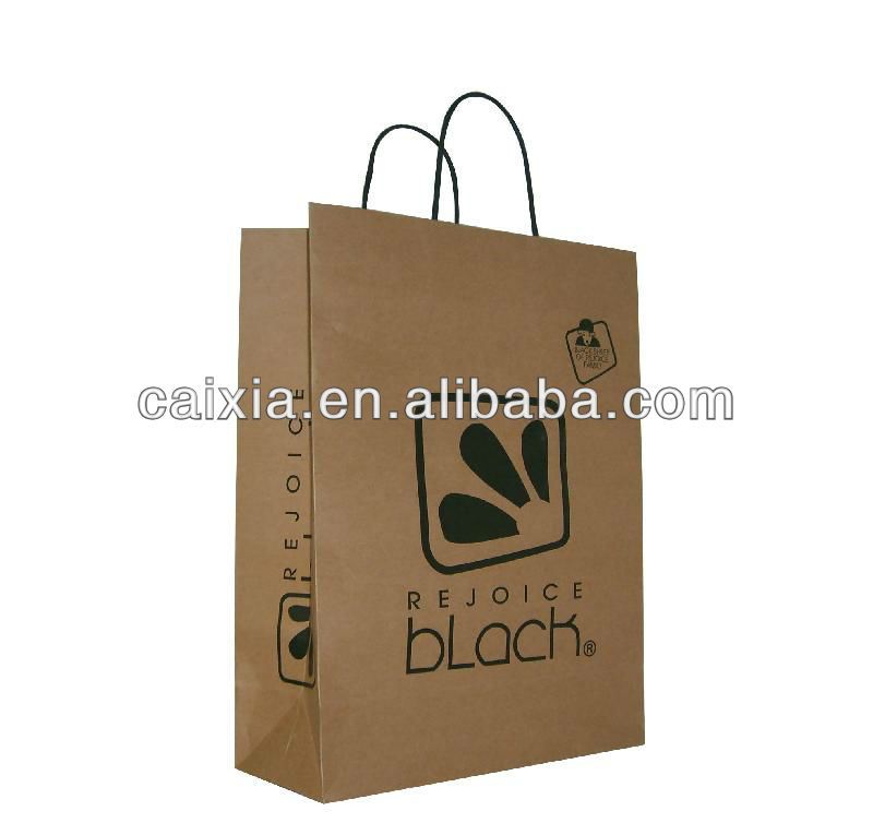 silver card paper bag  