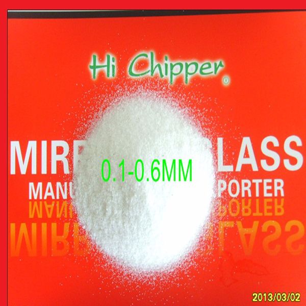 Crushed  decorative clear Glass Mirror aggregate