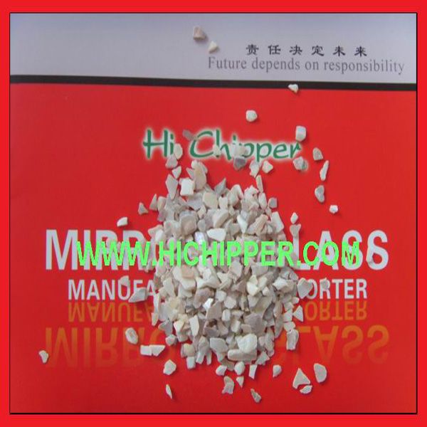 Crushed  decorative clear Glass Mirror granule for terrazzo 