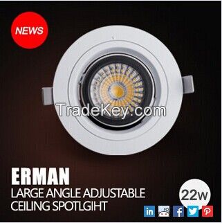  Matte White Dimmable Downlight in Cool White