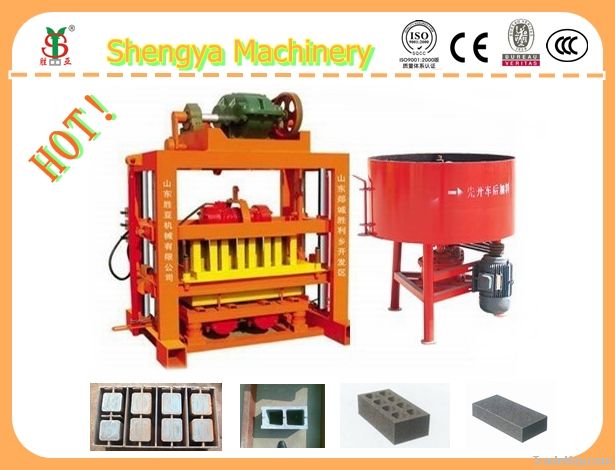 wt4-40 concrete brick making machine