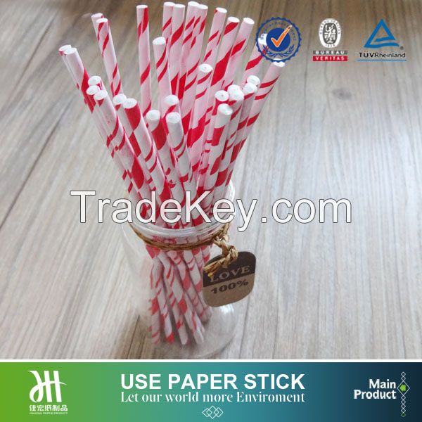 Paper lollipop sticks, floss candy stick