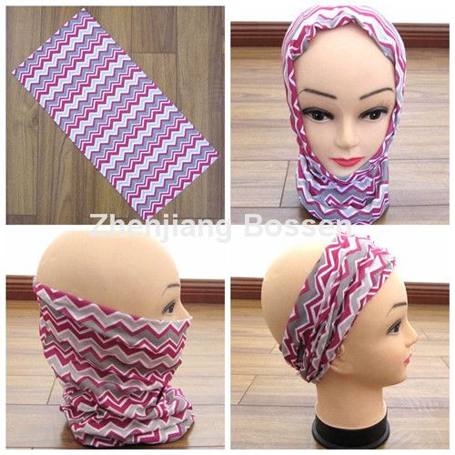 Promotional polyester microfiber seamless multifunctional bandana scarf