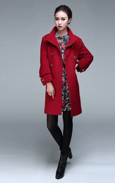 Ladies Woolen Coat (Long sleeves)