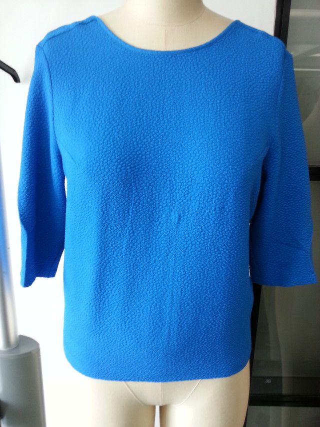 LADIES' 100% POLYESTER CILLA 3/4 SLEEVE TOP