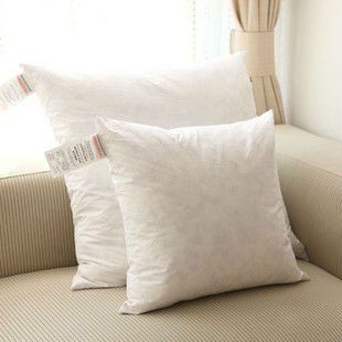 Rose white duck  feather&amp;down cushion inner