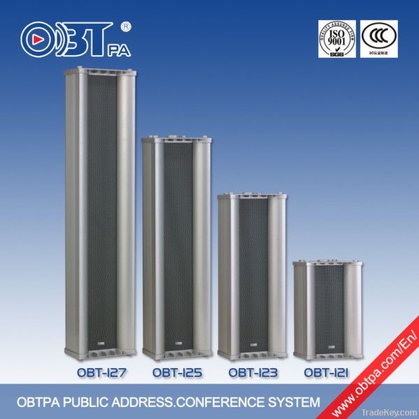 PA Aluminum Column Speaker Outdoor waterproof