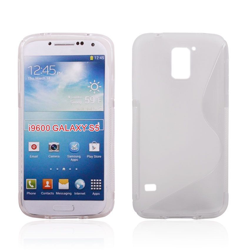 Wallet stand style smartphone TPU case for Samsung Galaxy S5 cover