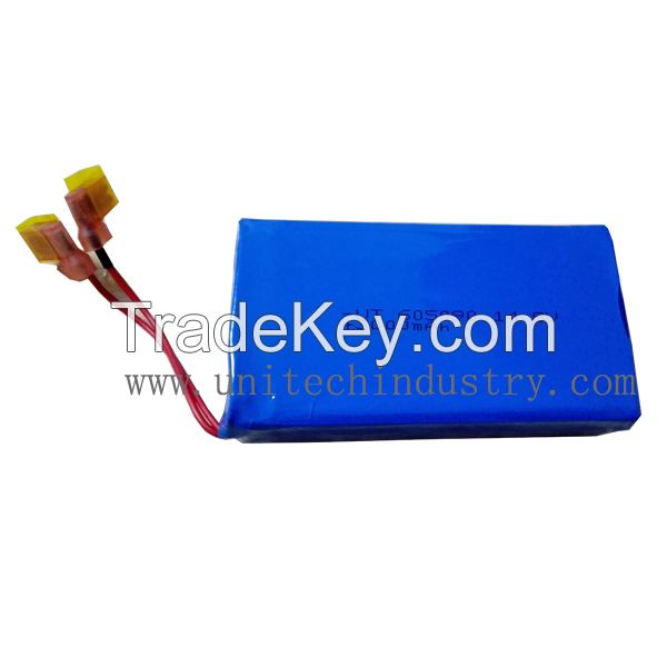 Li-polymer battery pack 605090 14.8V 3000mAh 4S1P lipo battery pack