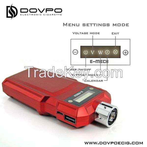 Dovpo E-MECH 2*18650 Transformer Touch Screen Box Mod Vaporizer Original Factory