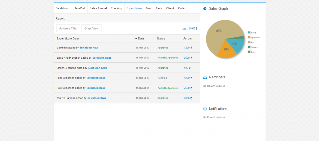 Teamberry CRM mobile application