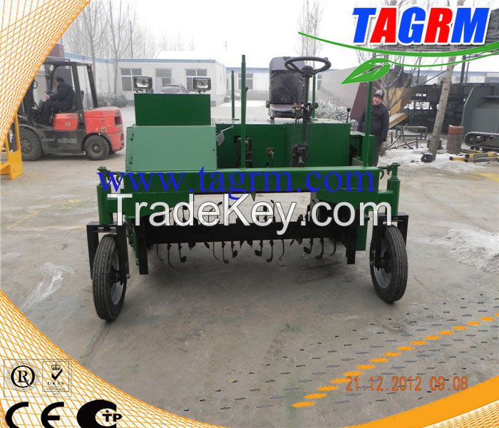 High productivity M2000 compost turner for mixing manure