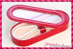 Red Croco Jewelry box L&#039;Oreal international brand suppliers