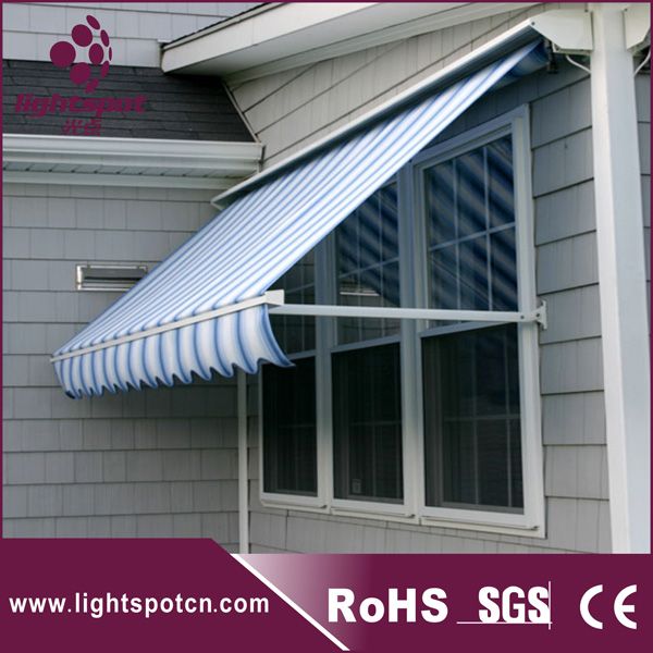 Cheap alumnium sliding rail window awning/sunshade