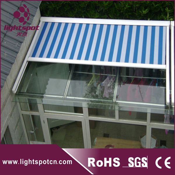 Glass Roof Retractable Awning, Pergola Awning, Window Awnings, Conservatory Awning