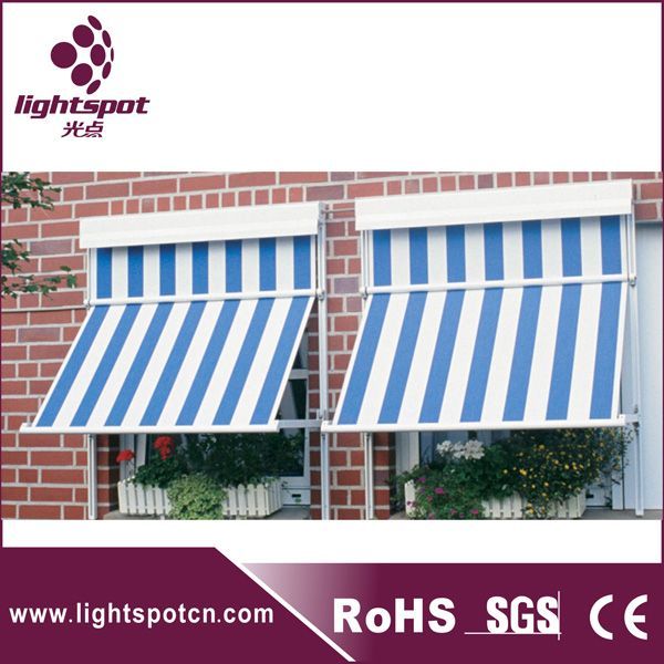 Cheap alumnium sliding rail window awning/sunshade