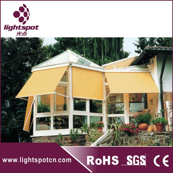 Cheap alumnium sliding rail window awning/sunshade