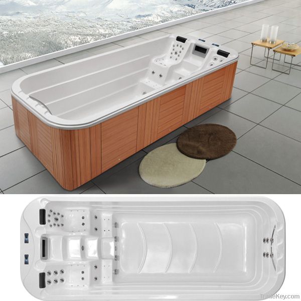 US Arcylic Swimming SPA Whirlpool Bath Tub with 49pcs of 304 SS Massag