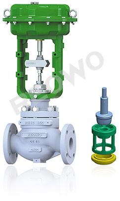 10P00 Series cage single-seat control valve 