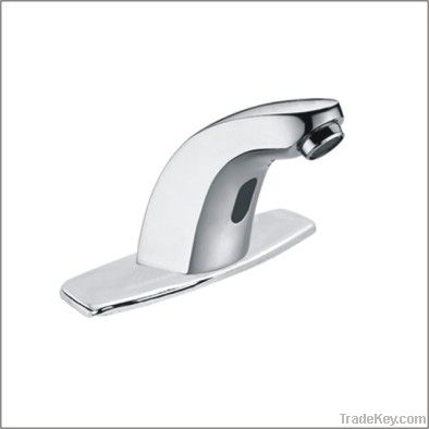 distance type polished brass touchless bathroom faucet