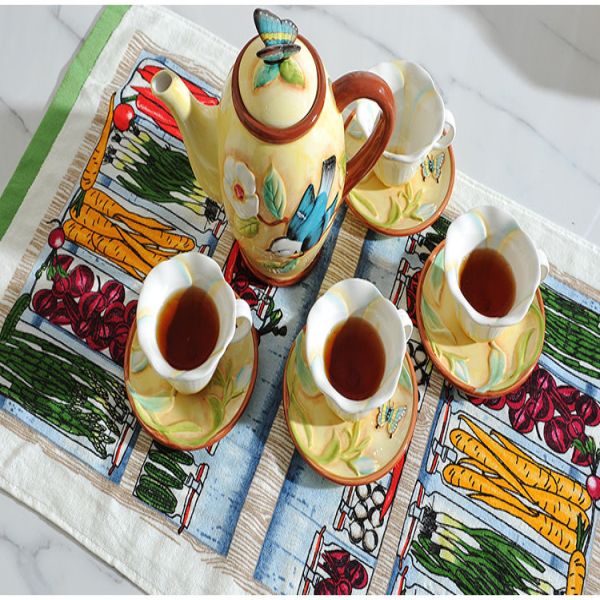 wholesale high quality 100% cotton velvet kitchen/tea towel