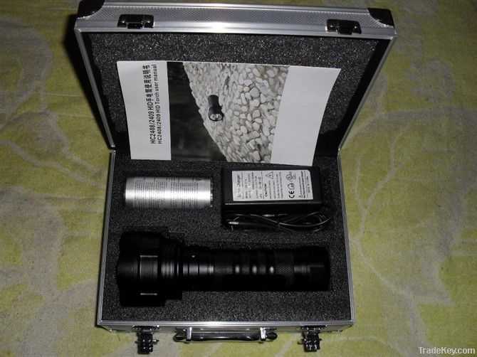 24W HID light xenon flashlight 1500 lumens bright flashlight long 1000