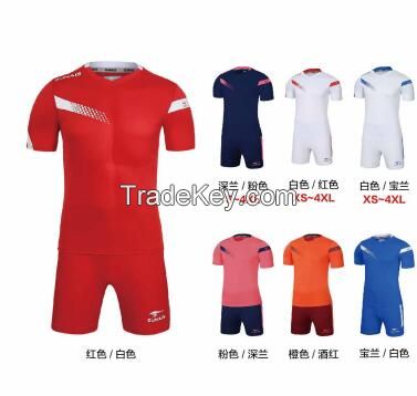 SUNAIS High Quality Adult & kids Football Jersey soccer uniform  jersey f in stock printing Numbers and Letters