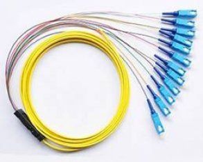 SC PC SM Ribbon Flat Type Multi-Fiber Optic Pigtail