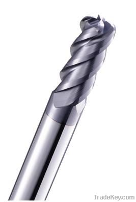 VISION Series - Solid Carbide 4 Flute Corner Radius Life Mill